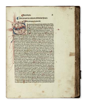 INCUNABULA  HEROLT, JOHANNES. Liber discipuli de eruditione Christifidelium.  Circa 1479-81